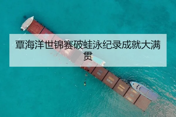 覃海洋世锦赛破蛙泳纪录成就大满贯